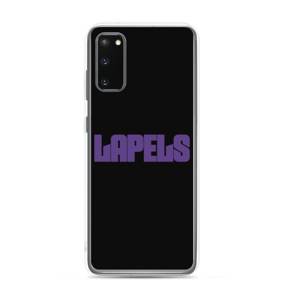 Lapels Black Samsung Case