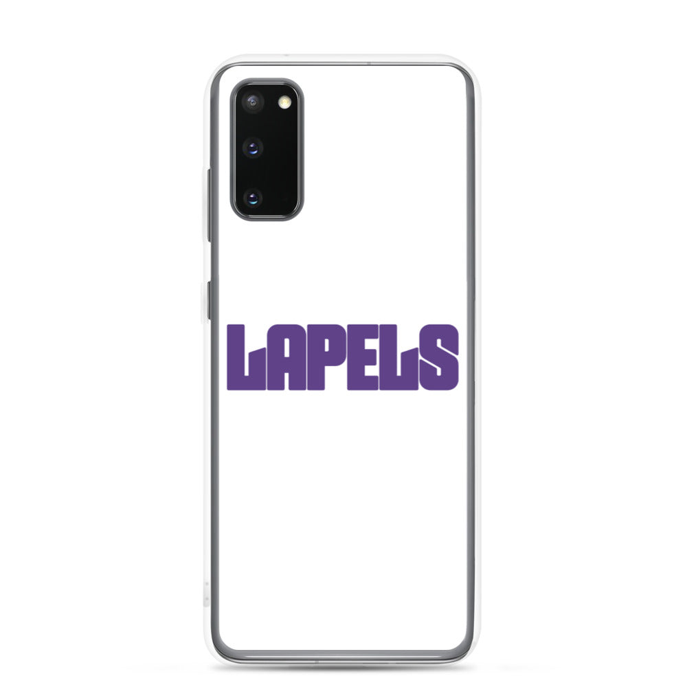 Lapels White Samsung Case