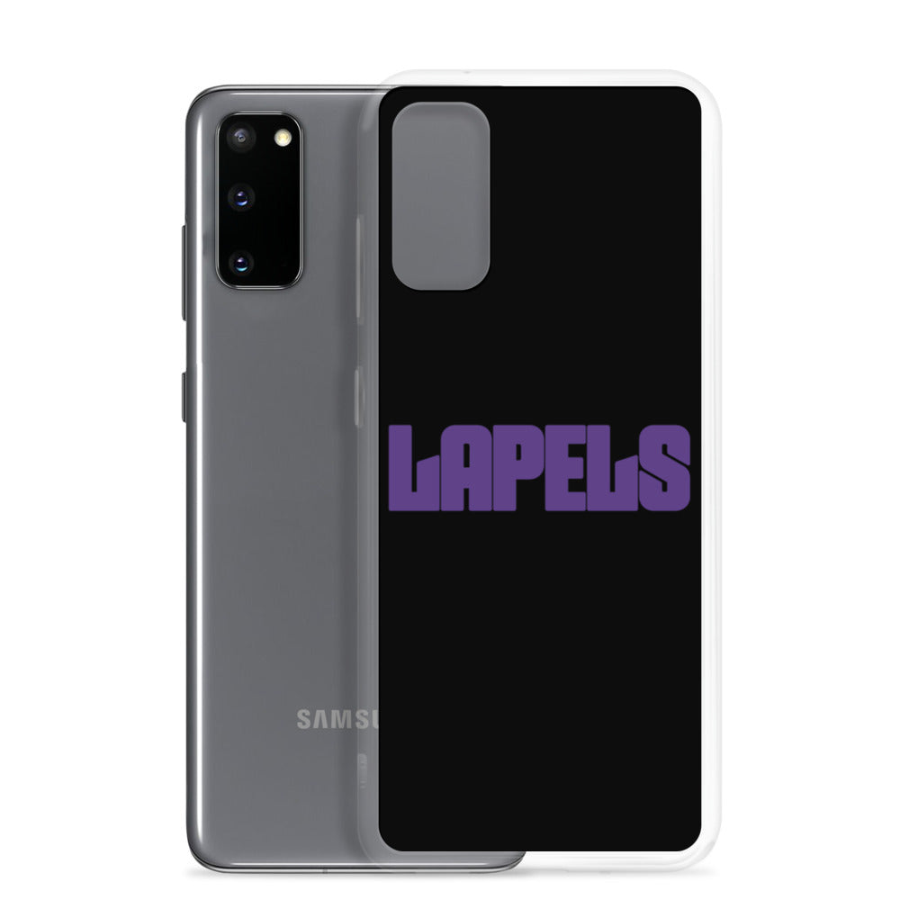 Lapels Black Samsung Case