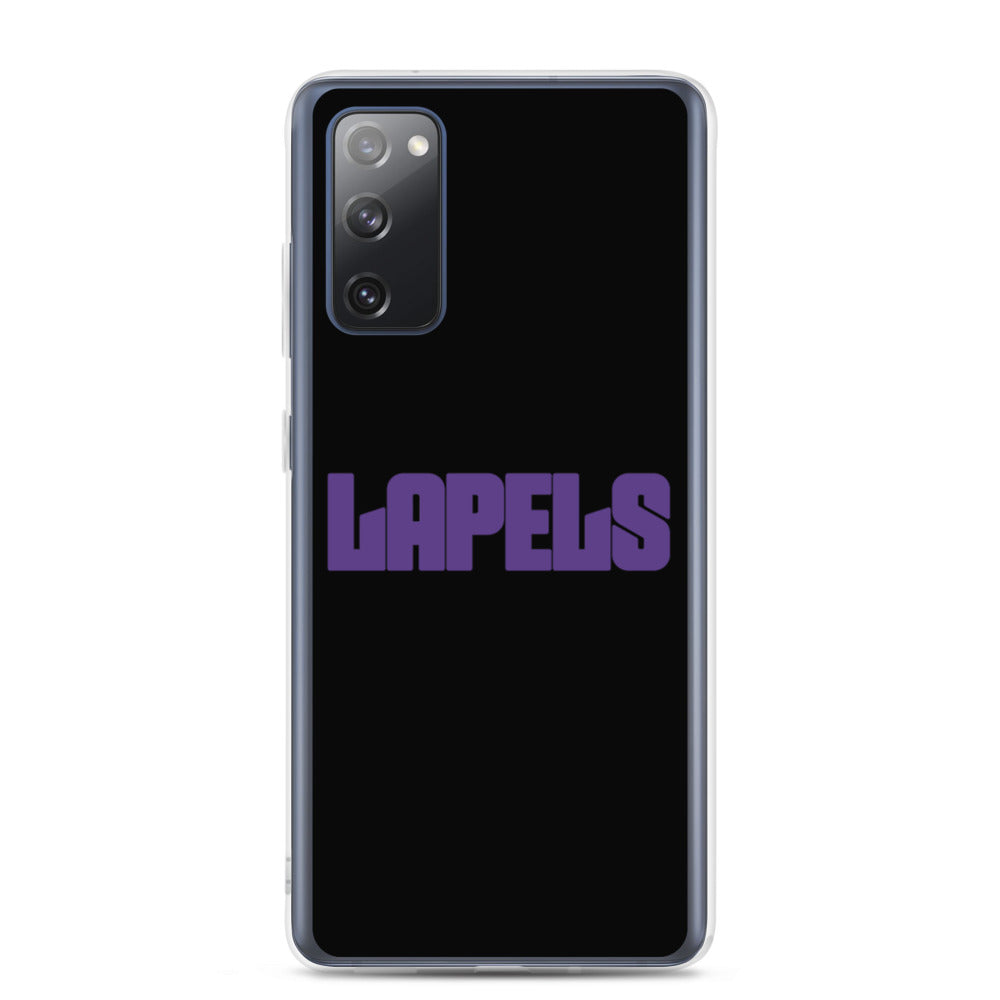 Lapels Black Samsung Case