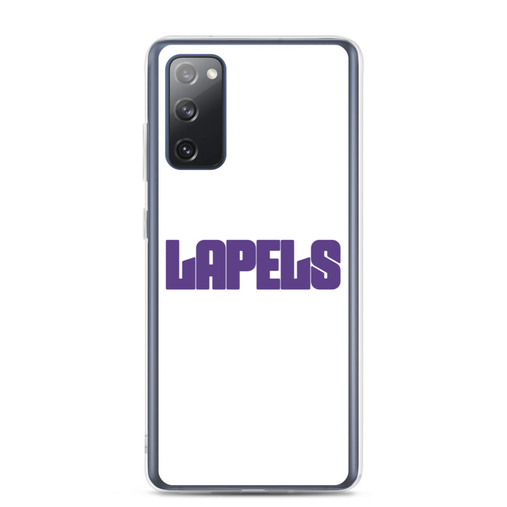 Lapels White Samsung Case