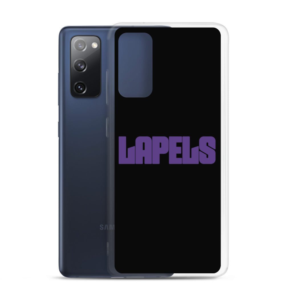 Lapels Black Samsung Case