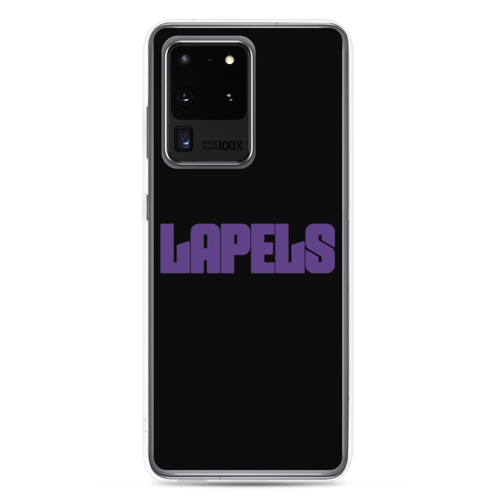 Lapels Black Samsung Case
