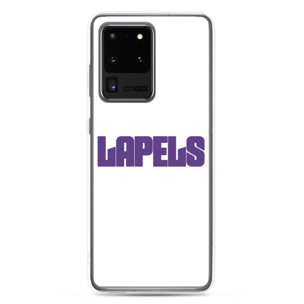 Lapels White Samsung Case