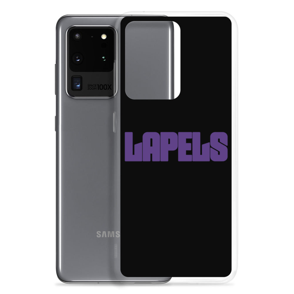 Lapels Black Samsung Case
