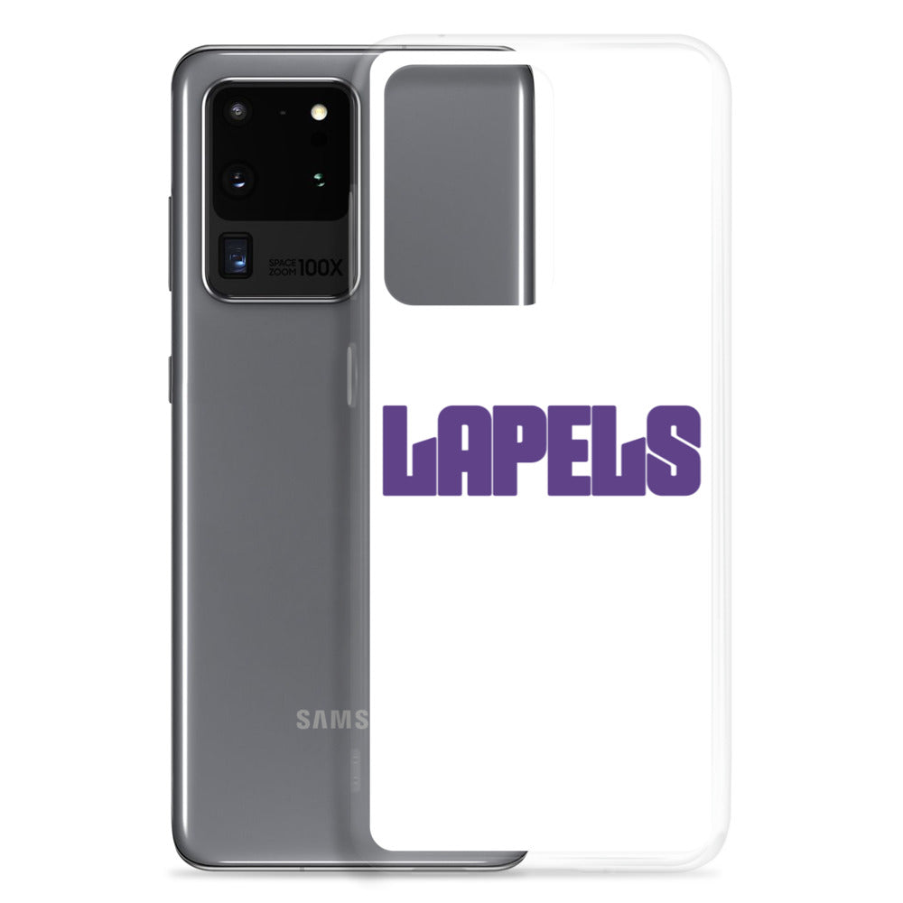 Lapels White Samsung Case