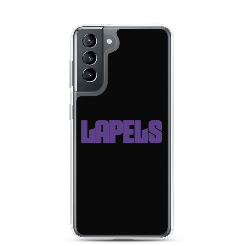 Lapels Black Samsung Case