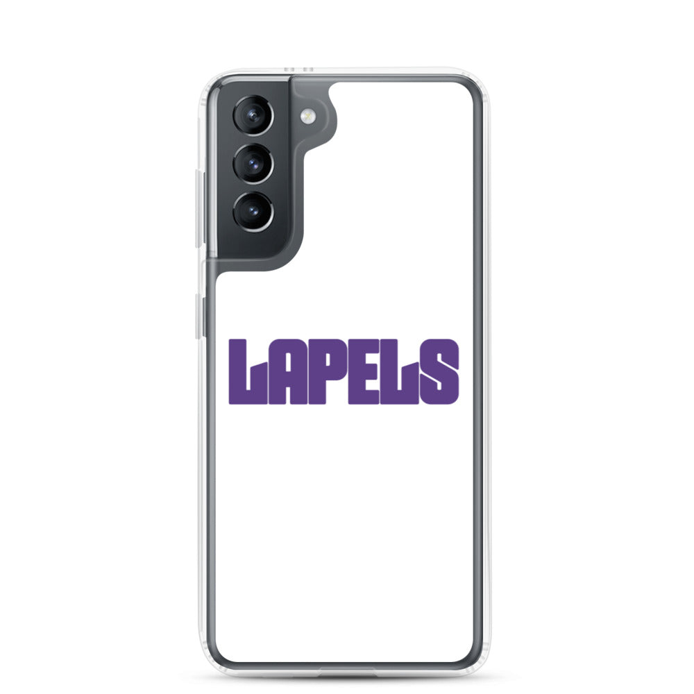 Lapels White Samsung Case