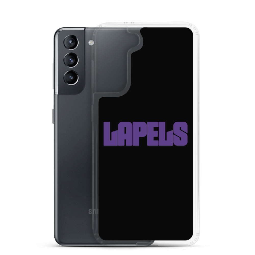 Lapels Black Samsung Case