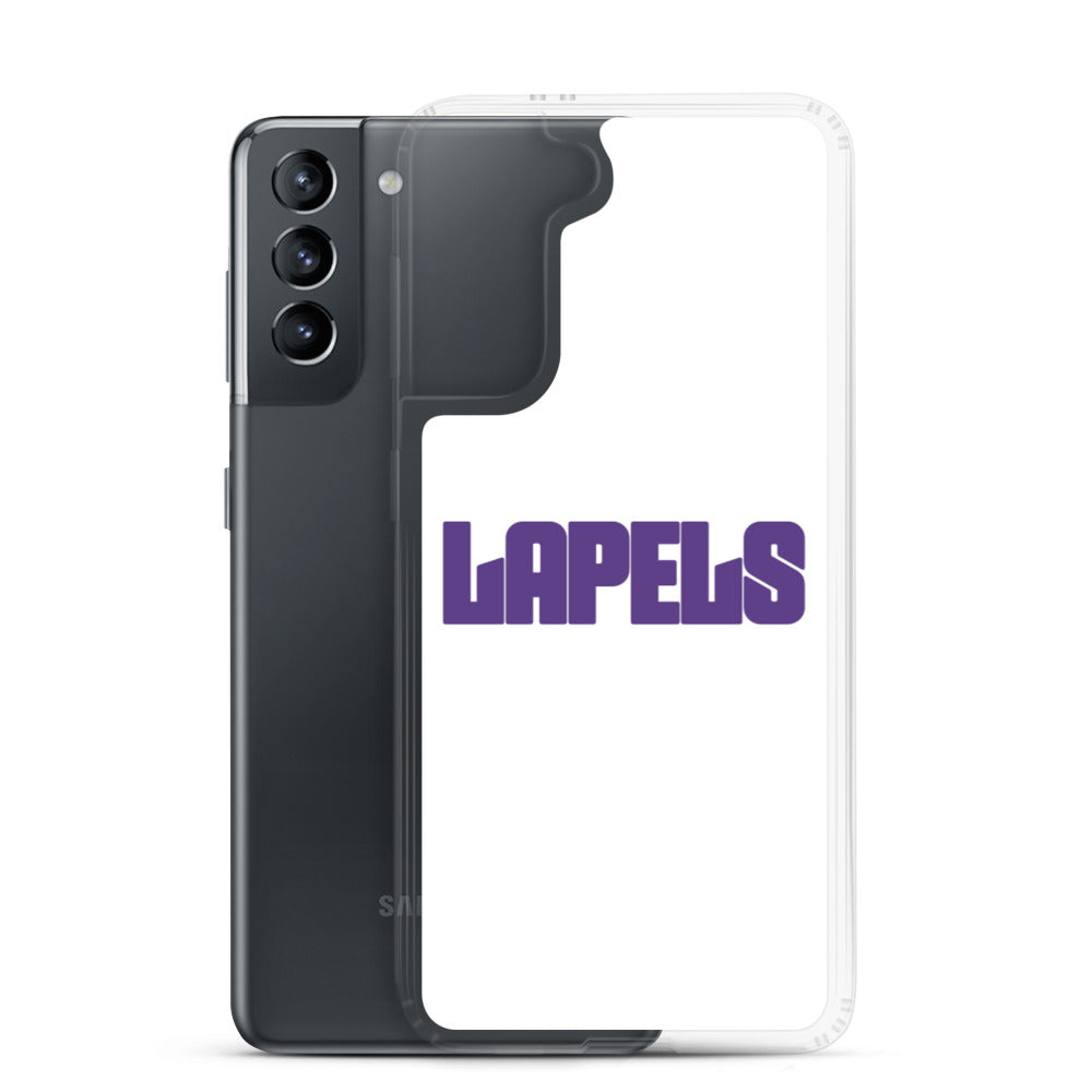 Lapels White Samsung Case