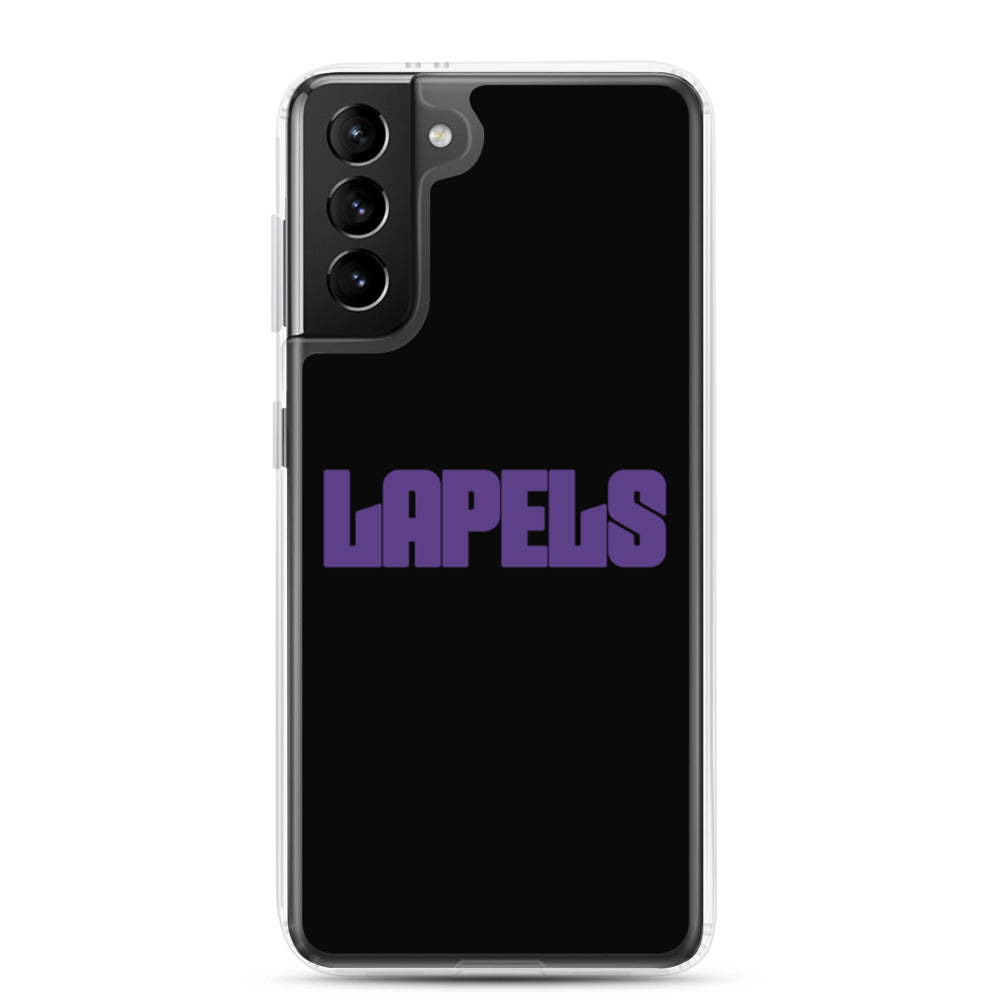 Lapels Black Samsung Case