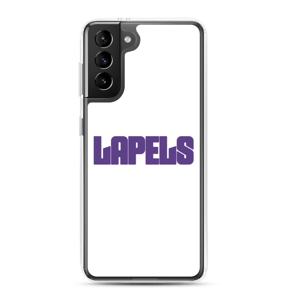 Lapels White Samsung Case