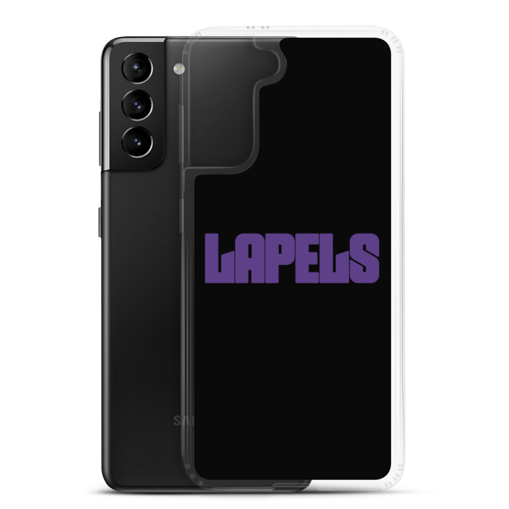 Lapels Black Samsung Case