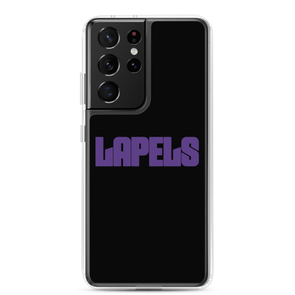 Lapels Black Samsung Case