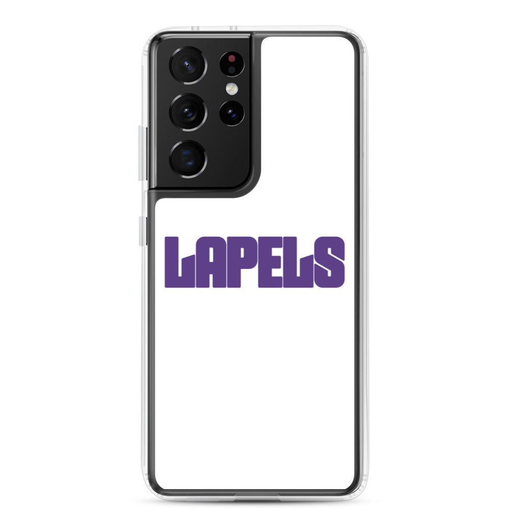 Lapels White Samsung Case