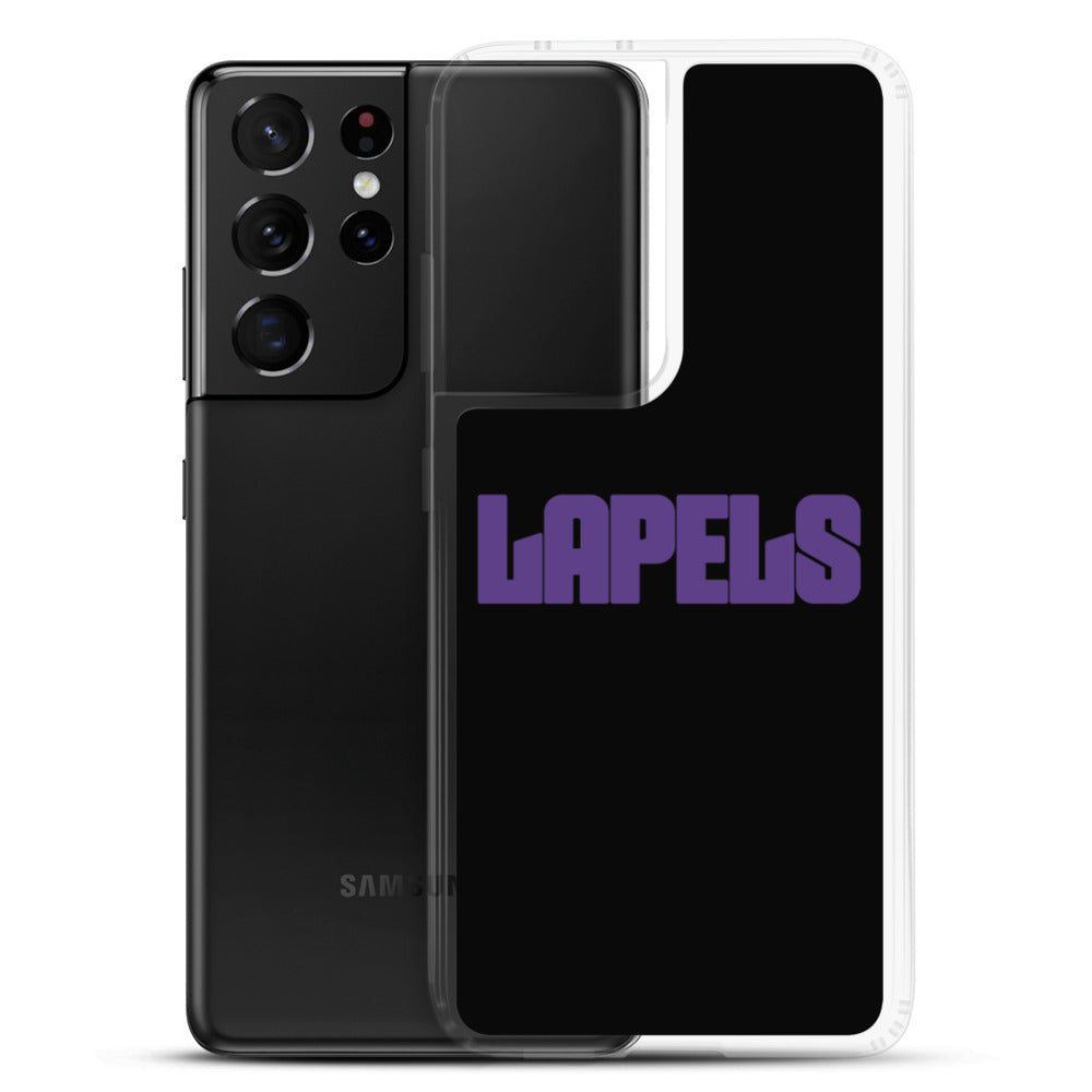 Lapels Black Samsung Case
