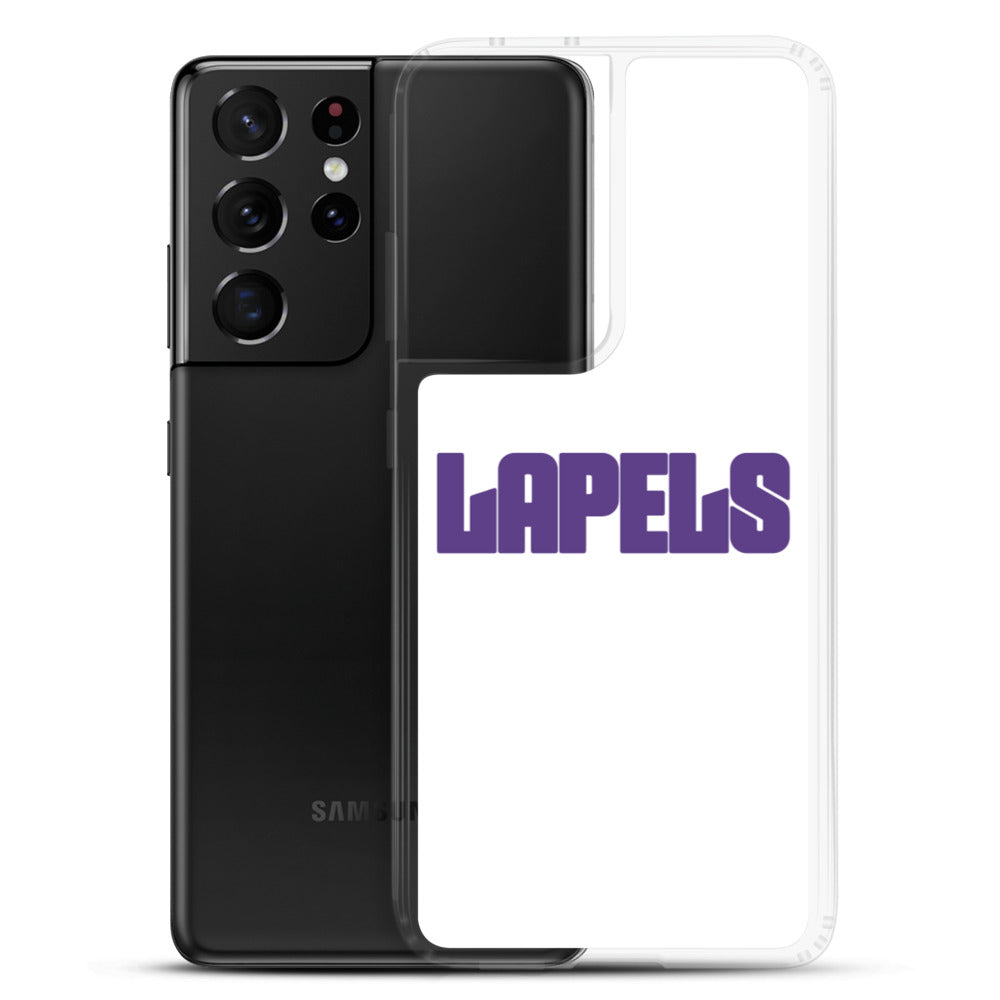 Lapels White Samsung Case