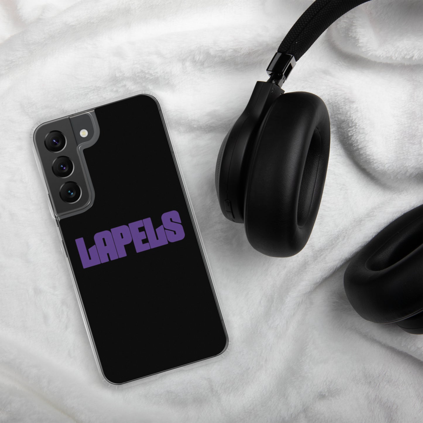 Lapels Black Samsung Case