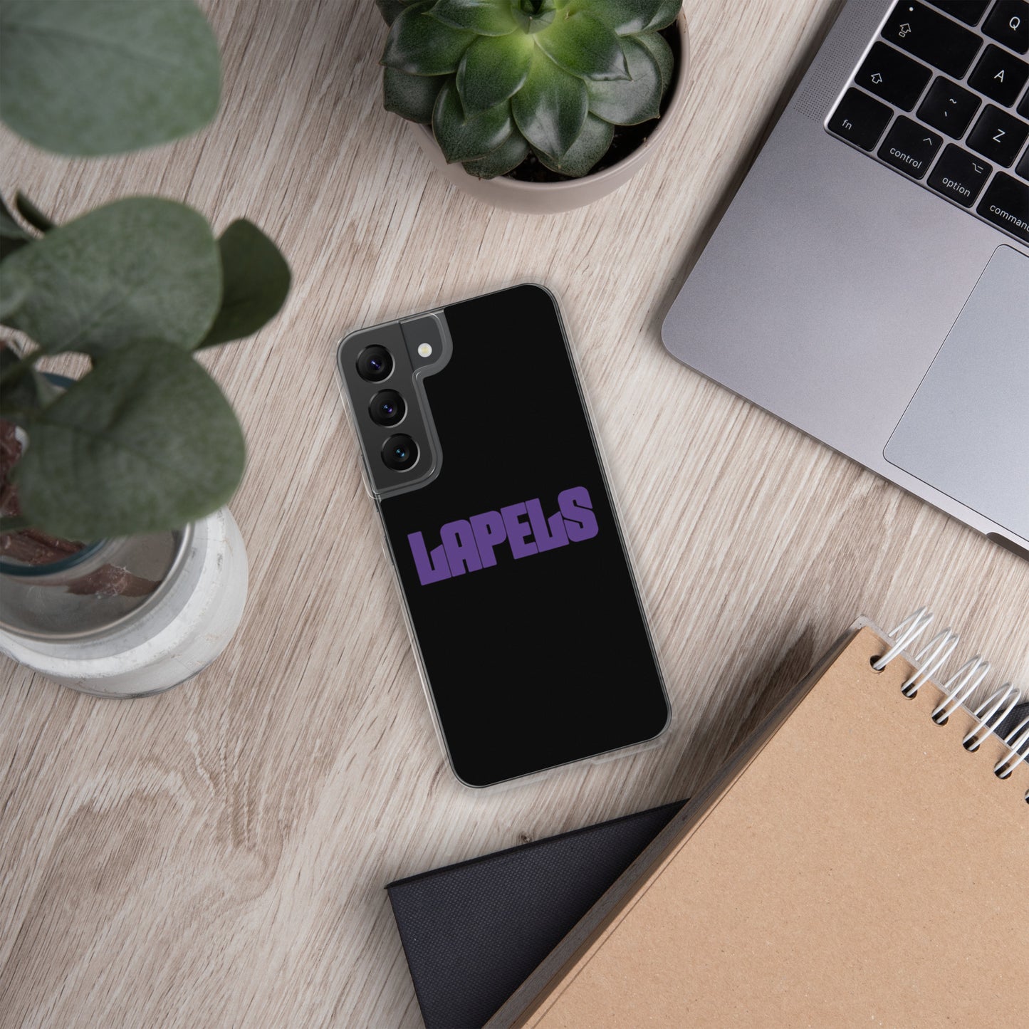 Lapels Black Samsung Case