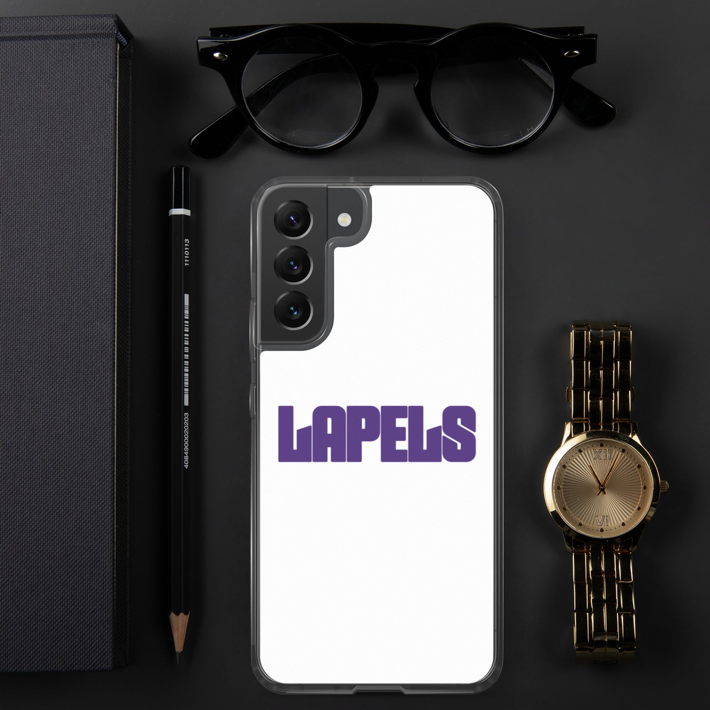 Lapels White Samsung Case