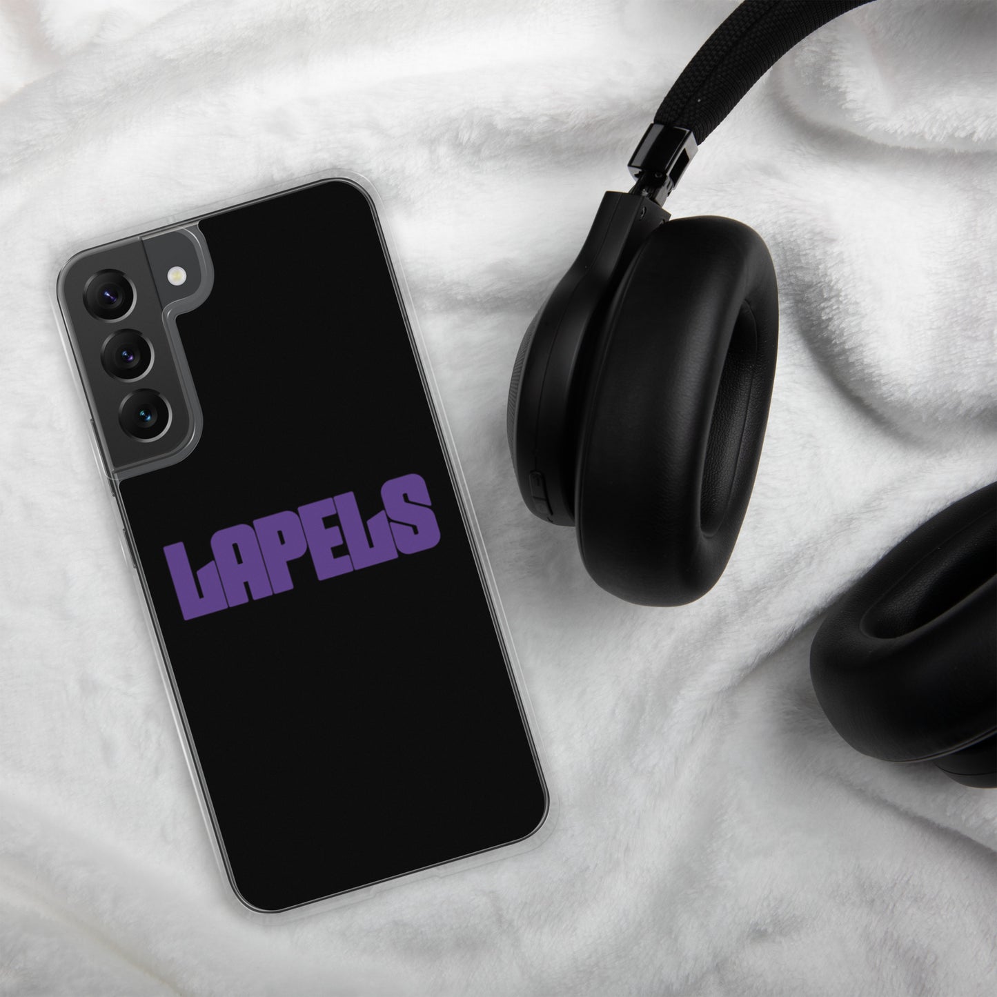 Lapels Black Samsung Case