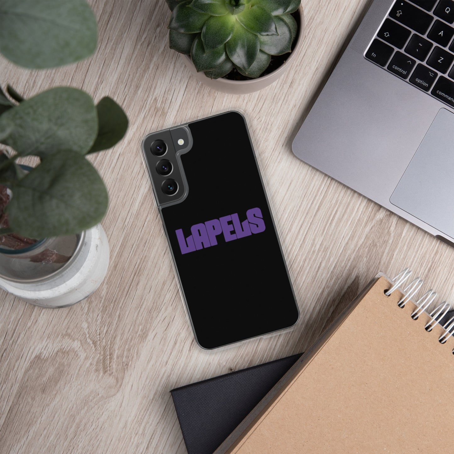 Lapels Black Samsung Case