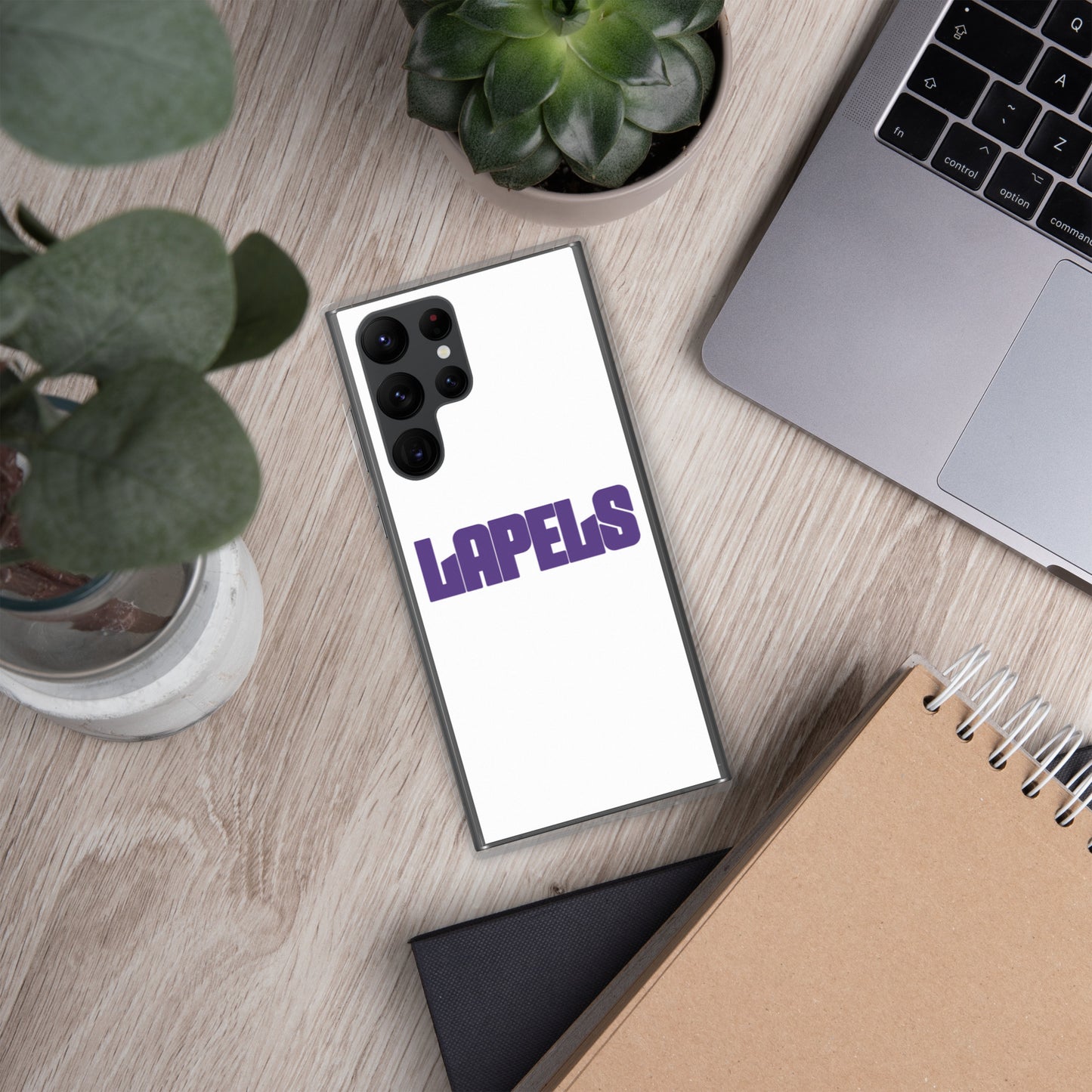 Lapels White Samsung Case