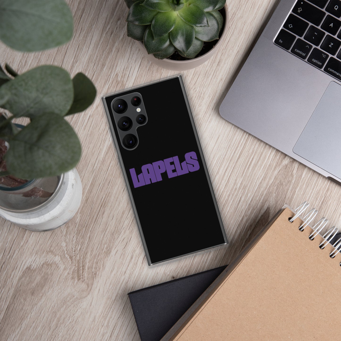 Lapels Black Samsung Case