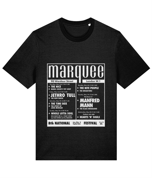 NEW! Jethro Tull/Manfred Mann T-Shirt