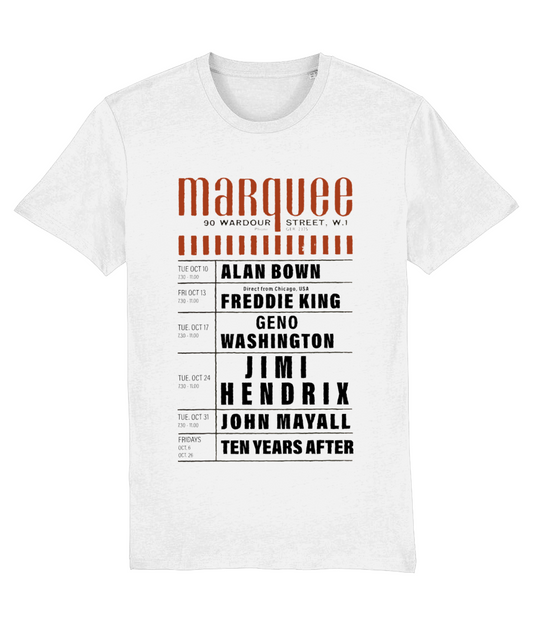 Jimi Hendrix Stacked T-shirt