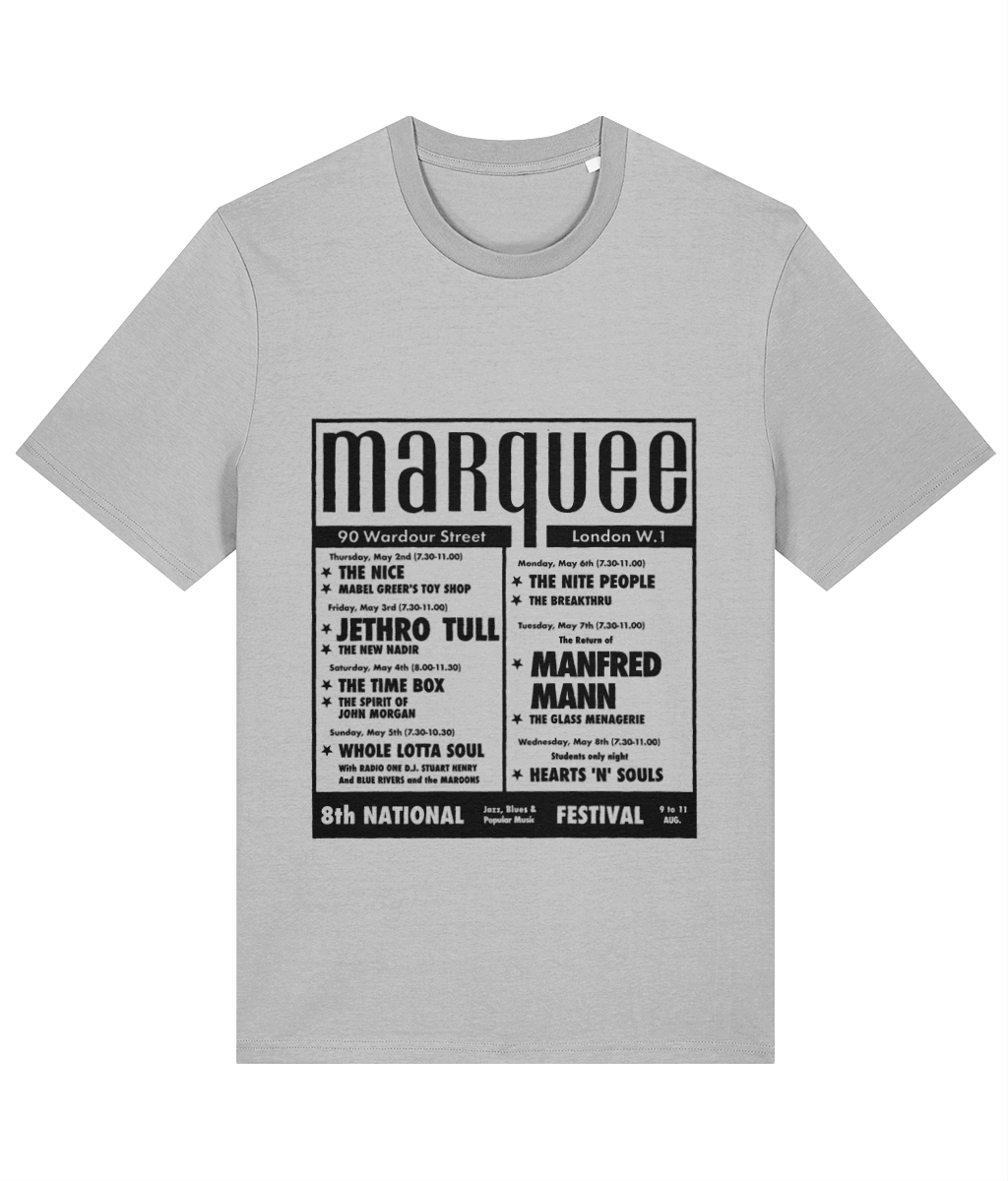NEW! Jethro Tull/Manfred Mann T-Shirt