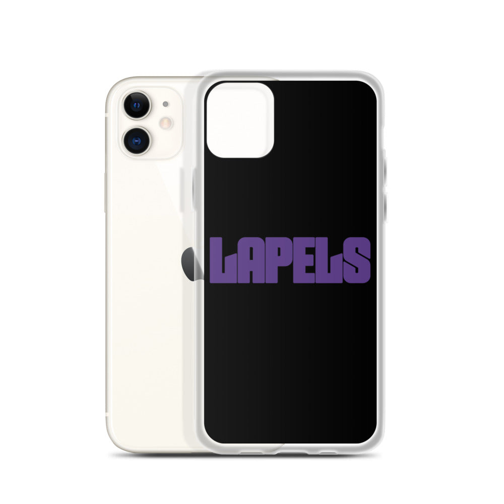 Lapels Black iPhone Case