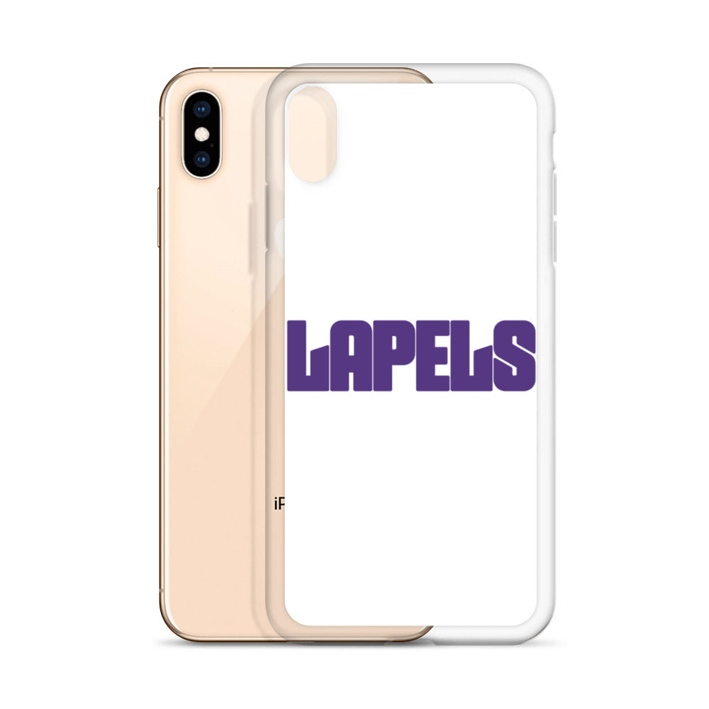 Lapels White iPhone Case