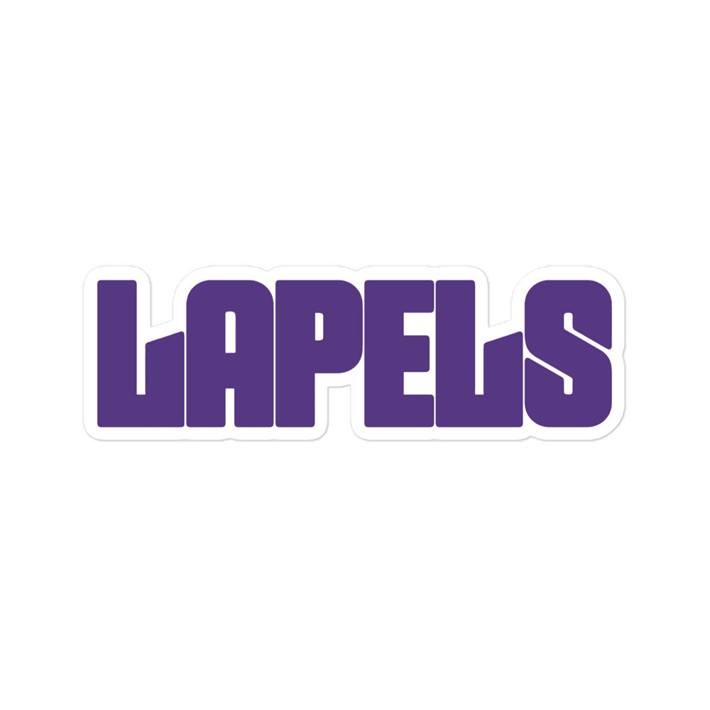 Lapels Logo Stickers