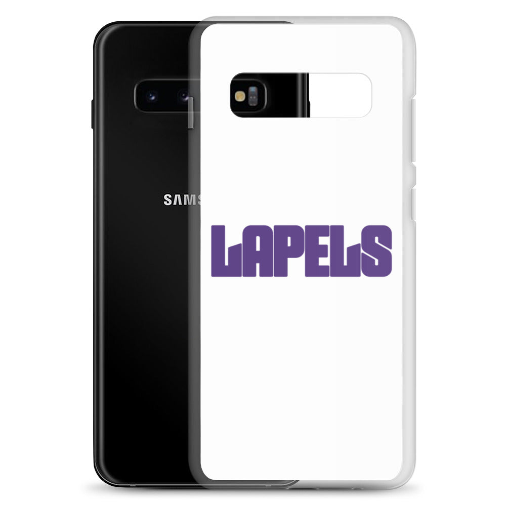 Lapels White Samsung Case