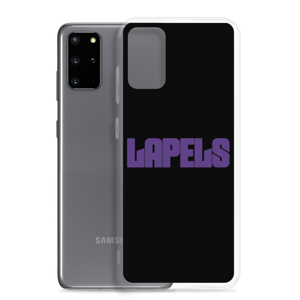 Lapels Black Samsung Case